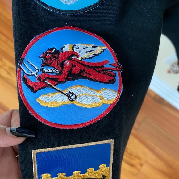 Black First Star Tuskegee airmen Crewneck - Picture 10 of 13